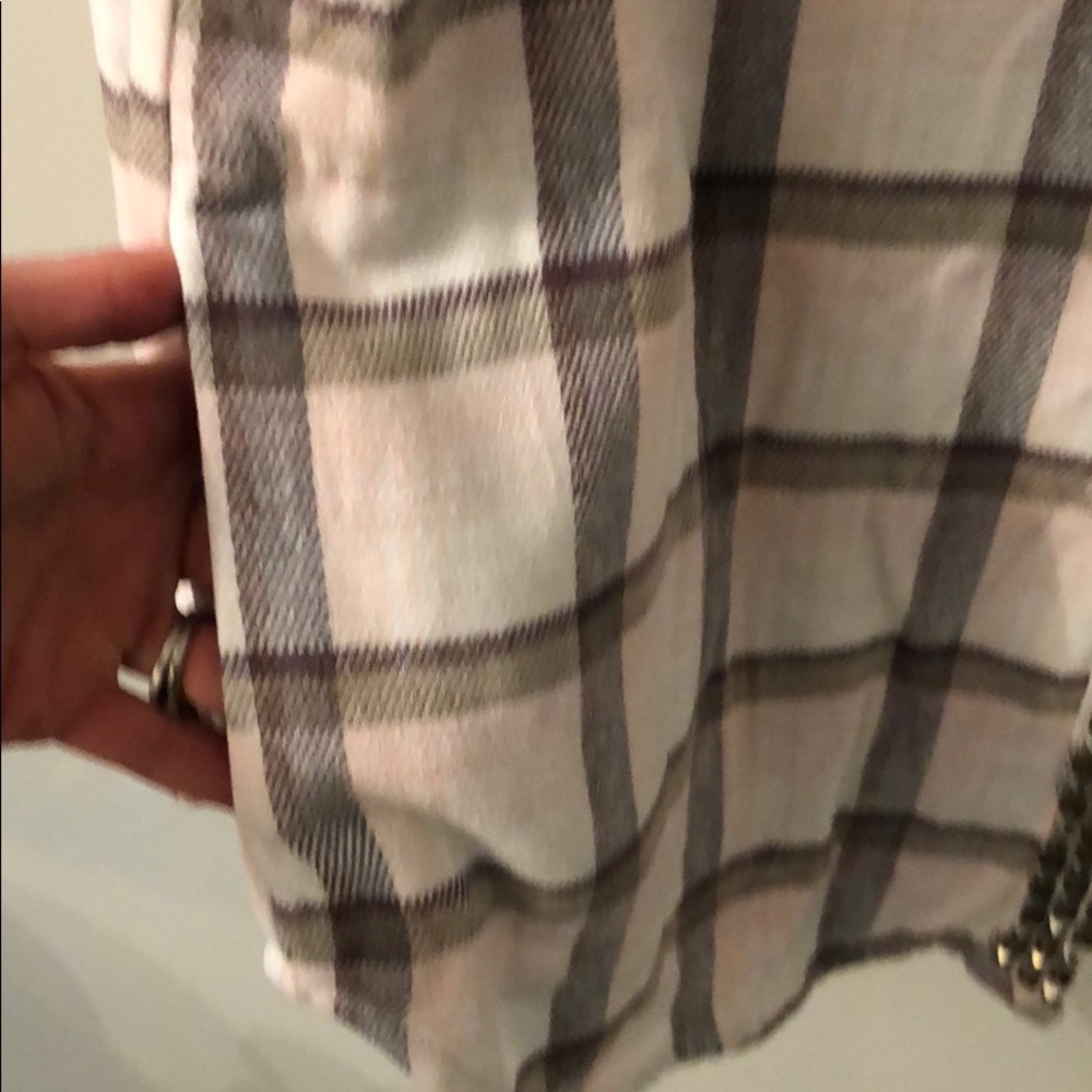 Free people Erin studded flannel shirt jacket - Picture 6 of 11
